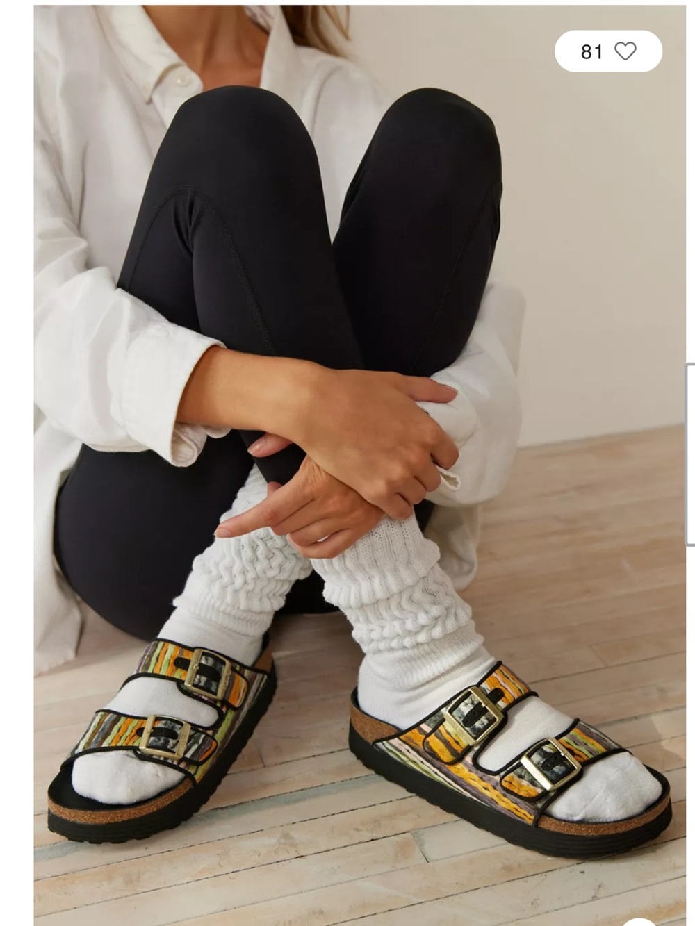 Birkenstock Papillio Arizona Yarn Platform Sandal